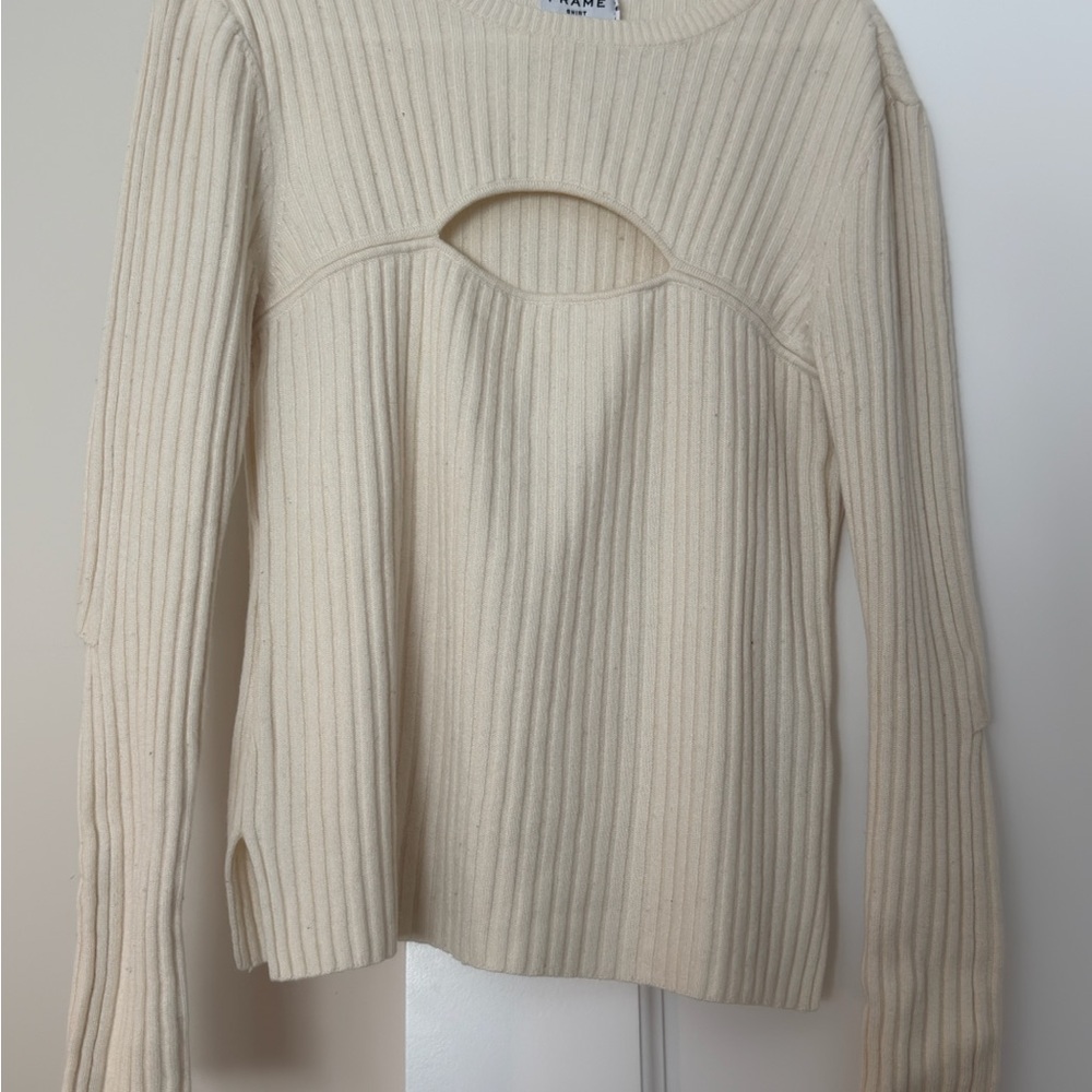 Frame Denim Off-White Sweater